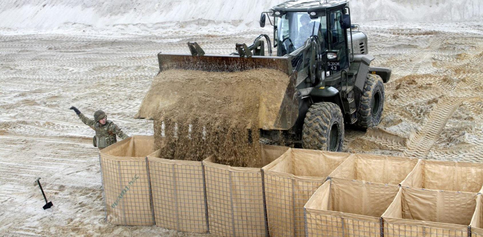 Gabion For Defence | Defensive Barrier| Geofabrics Australasia