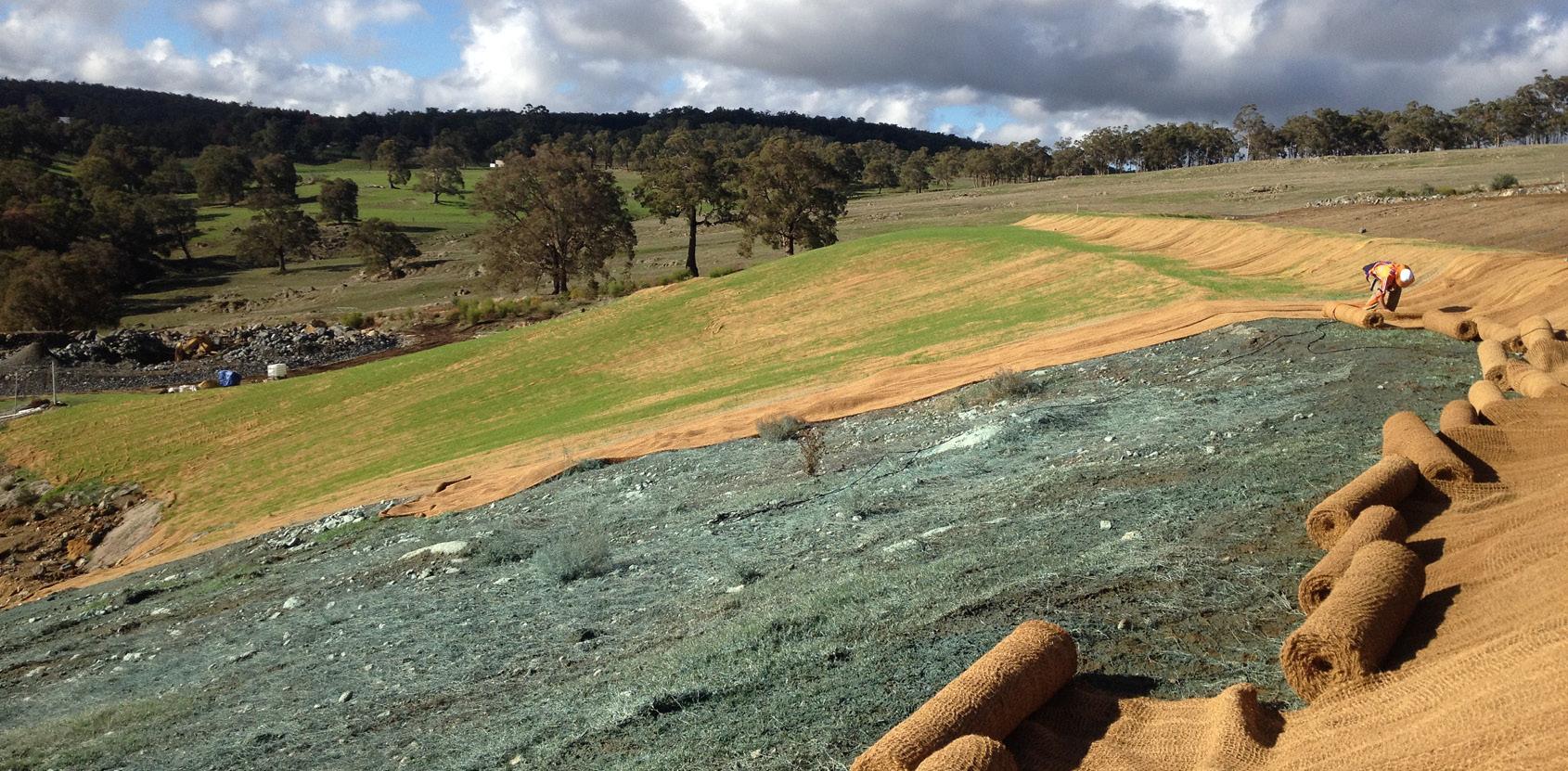 Jute Netting Erosion Control